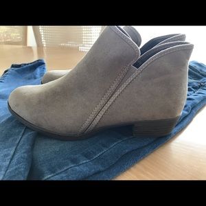 Tan ankle boots
